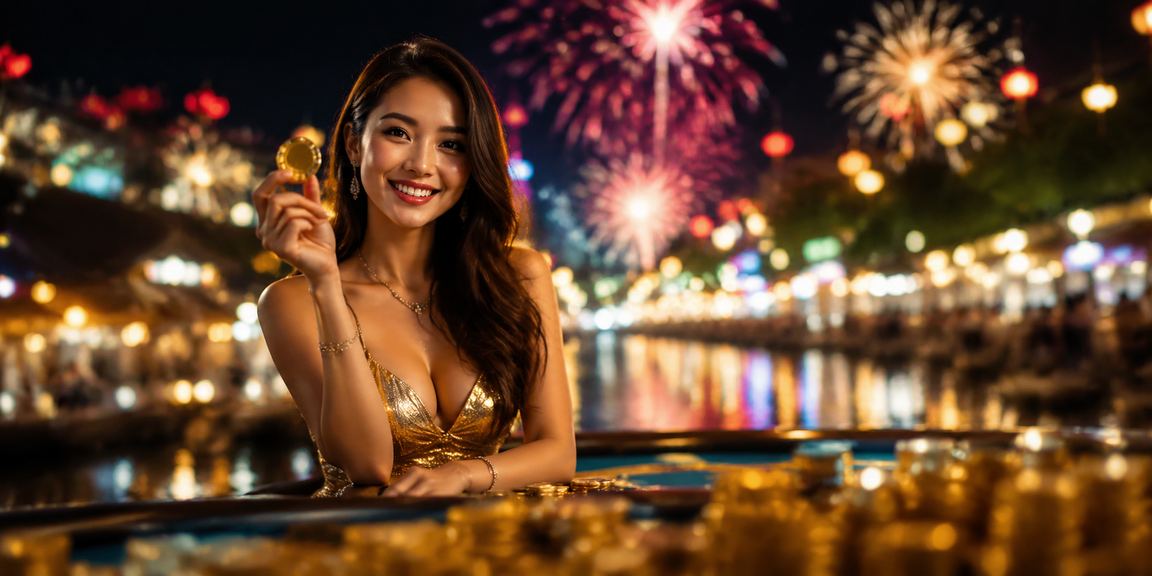 Bầu không khí giải trí sôi động tại chợ đêm Nha Trang, người dùng tham gia trải nghiệm game bài